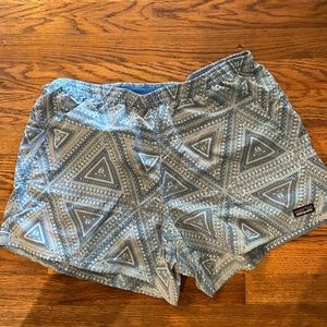 Patagonia baggies blue pattern large!